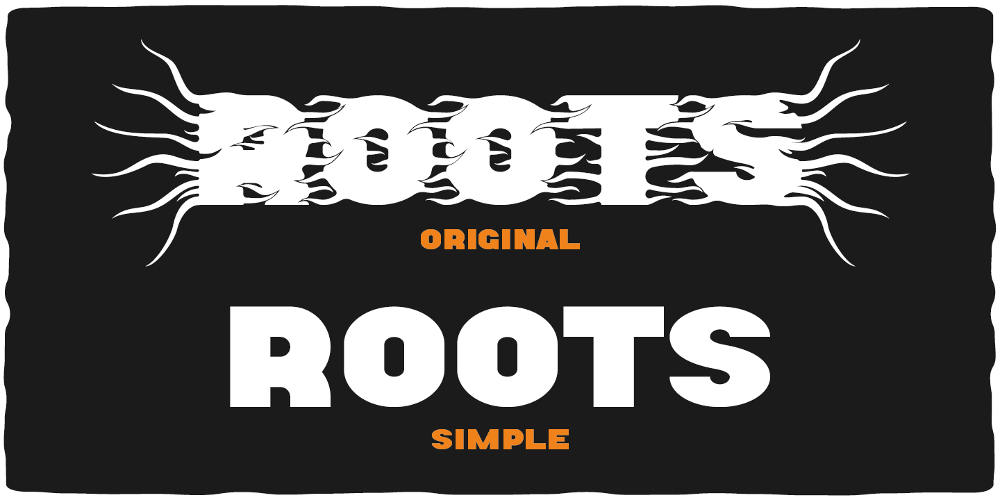 Example font Roots #5